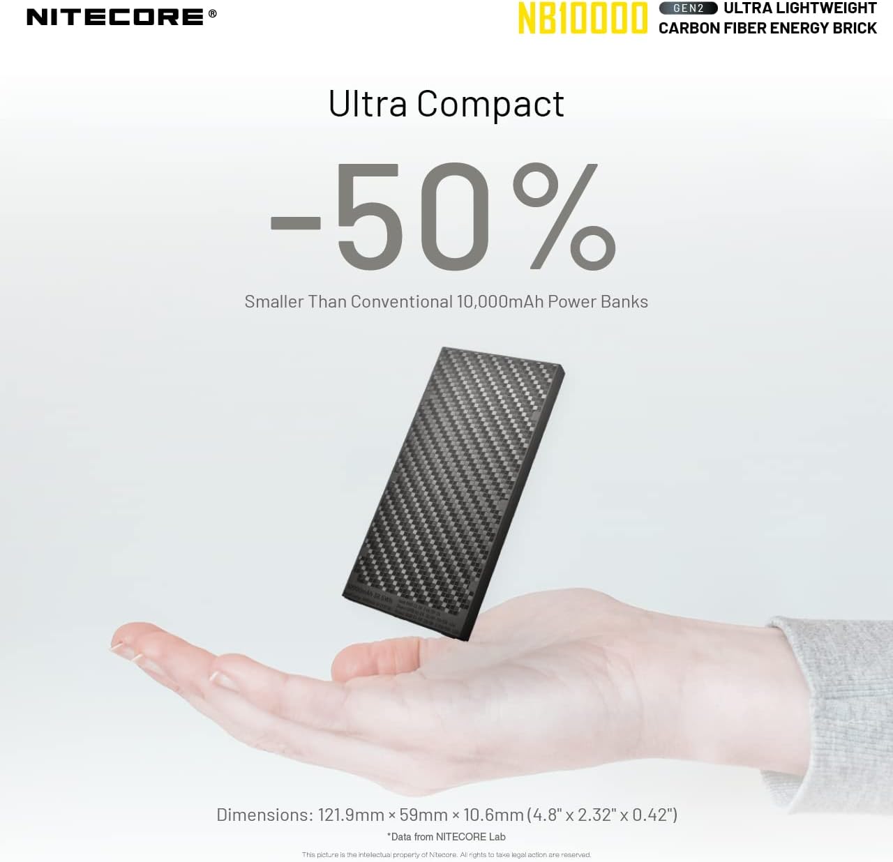 Thumbnail 3 de Nitecore NB10000 GEN II batterie 10000 mAh