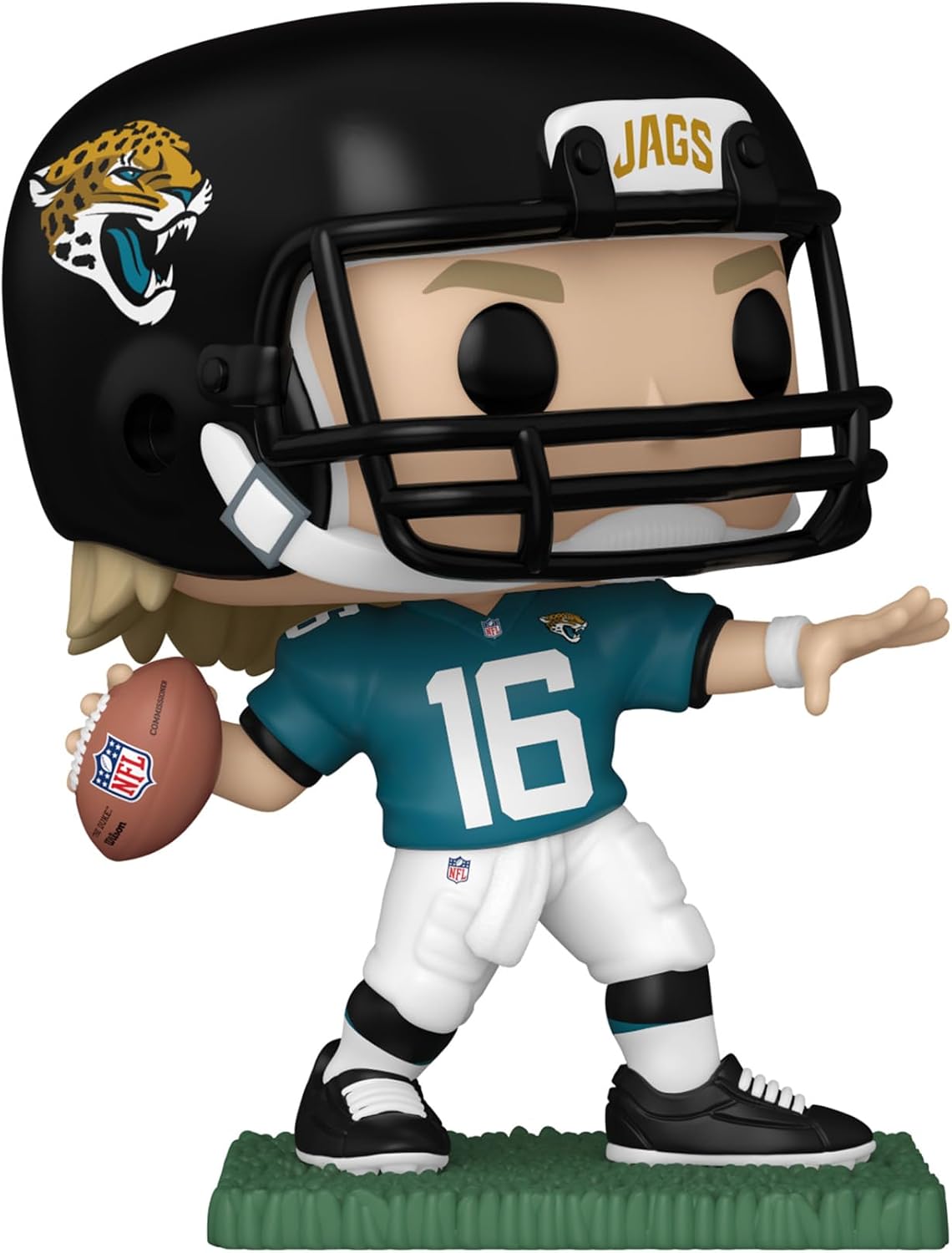 Detalle 2 de Funko 65688 Pop! NFL Jaguars Trevor Lawrence Vinyl Figure, 9 cm