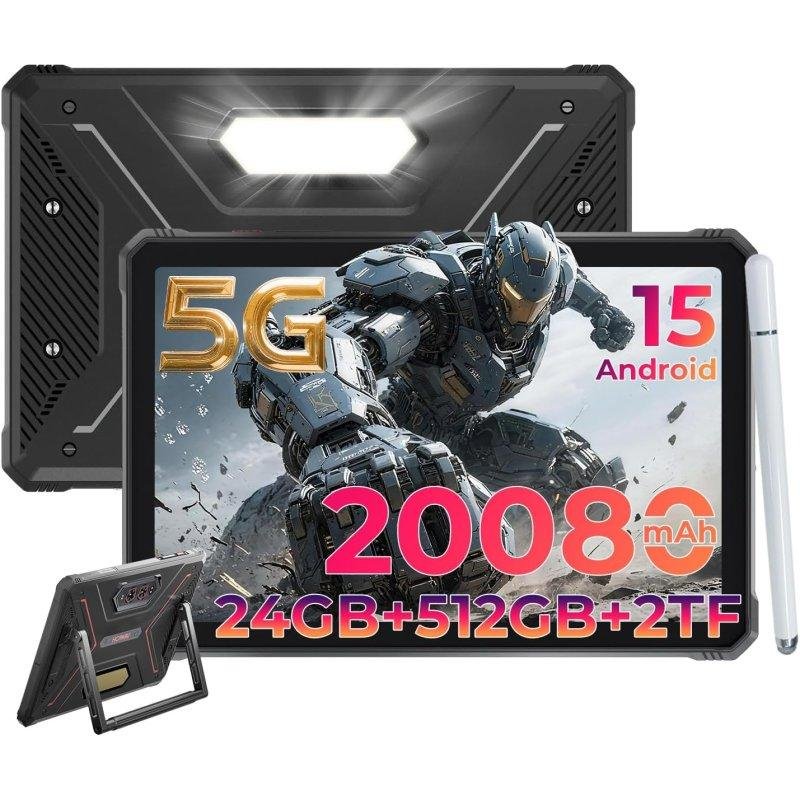 Detalle de Tablet HOTWAV R9 Ultra: potencia, resistencia y 5G en 11" con stylus incluido