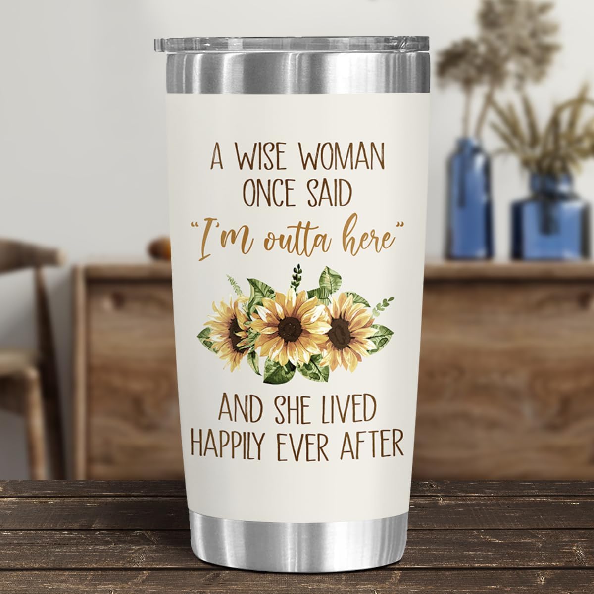 Thumbnail 6 de CHOANG Retirement Gift for Woman 2026 — A Wise Woman Once Said Im Outta Here 20 oz Stainless Steel Tumbler