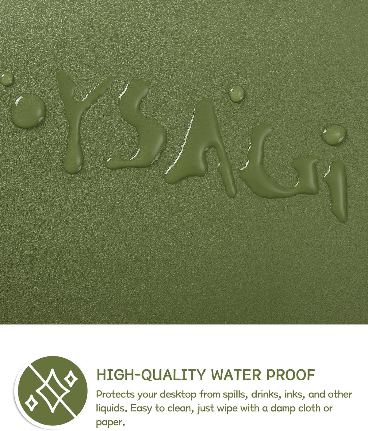 Detalle 2 de YSAGi Non-Slip Desk Pad 60 x 35 cm