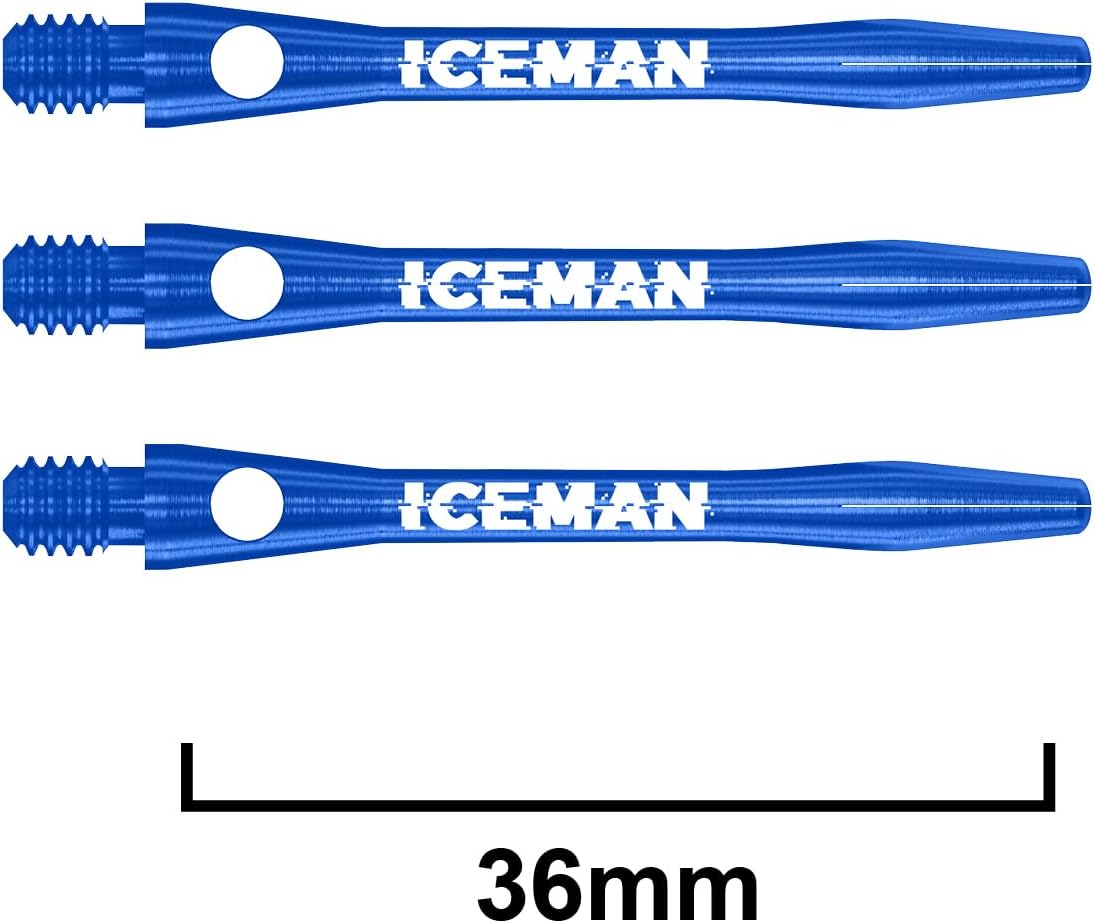 Thumbnail 1 de Red Dragon Gerwyn Price Iceman Logo Aluminium Stems (9 stems total)