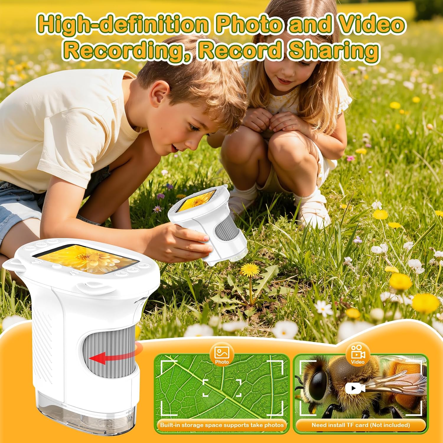 Detalle 2 de GlobalCrown Microscopio 200x para niños