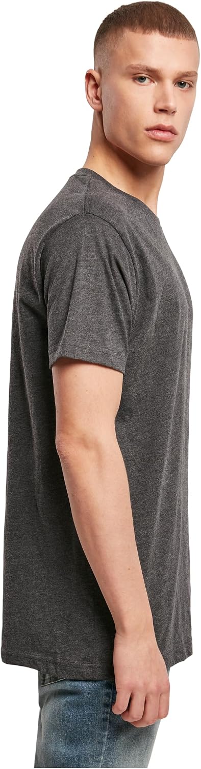 Detalle de Build your Brand Herren T-Shirt Round Neck – Basic Baumwollshirt, Rundhals, vielfältige Farben (XS–5XL)