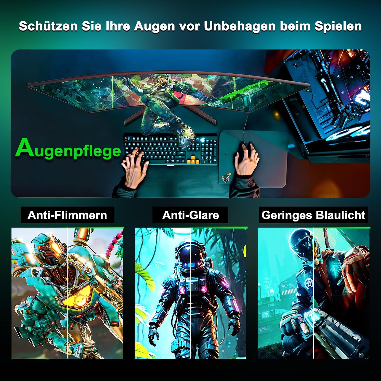 Thumbnail 6 de Minifire MFG27C1 27" Curved Gaming-Monitor, 200 Hz