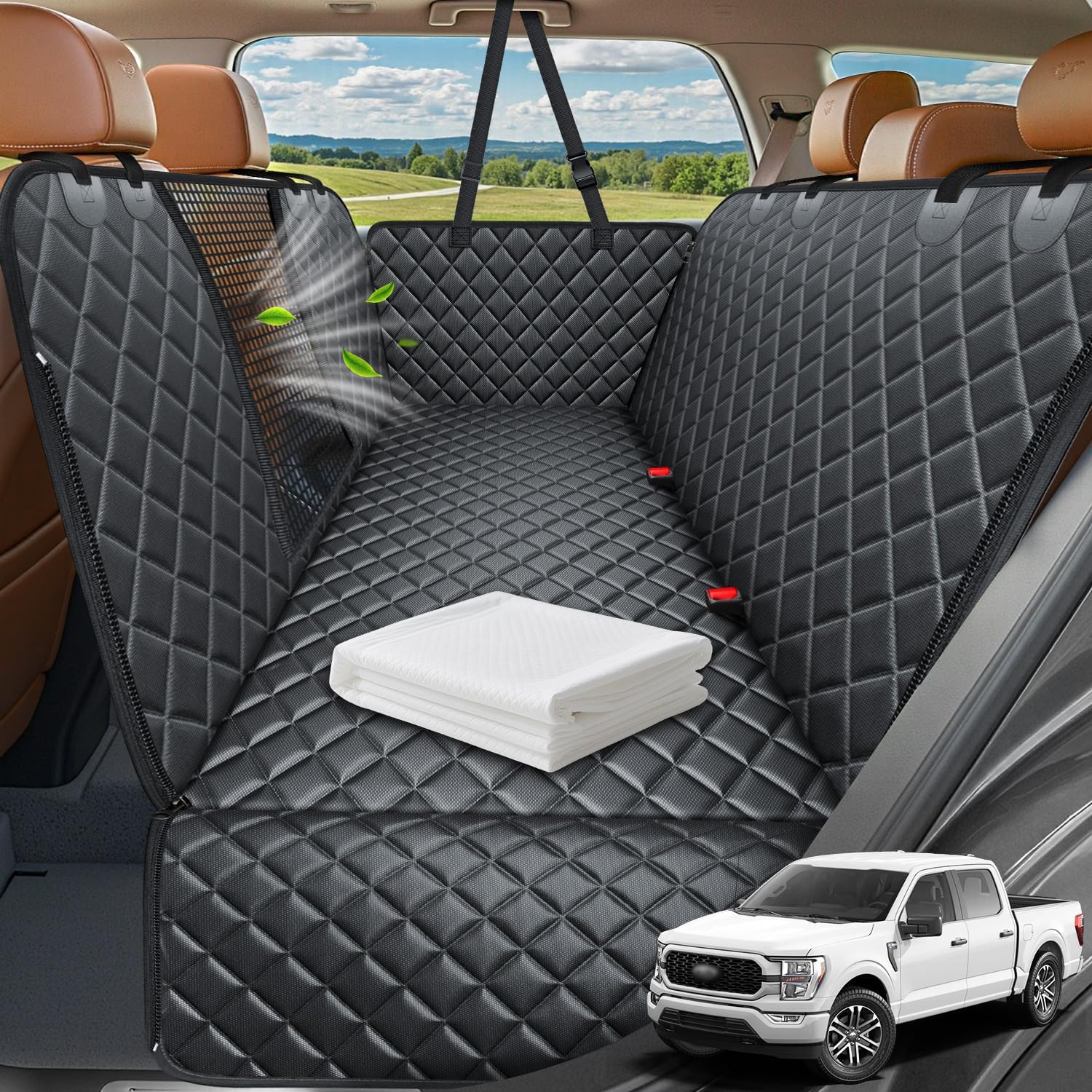 Detalle de URPOWER Dog Seat Cover 600D Oxford