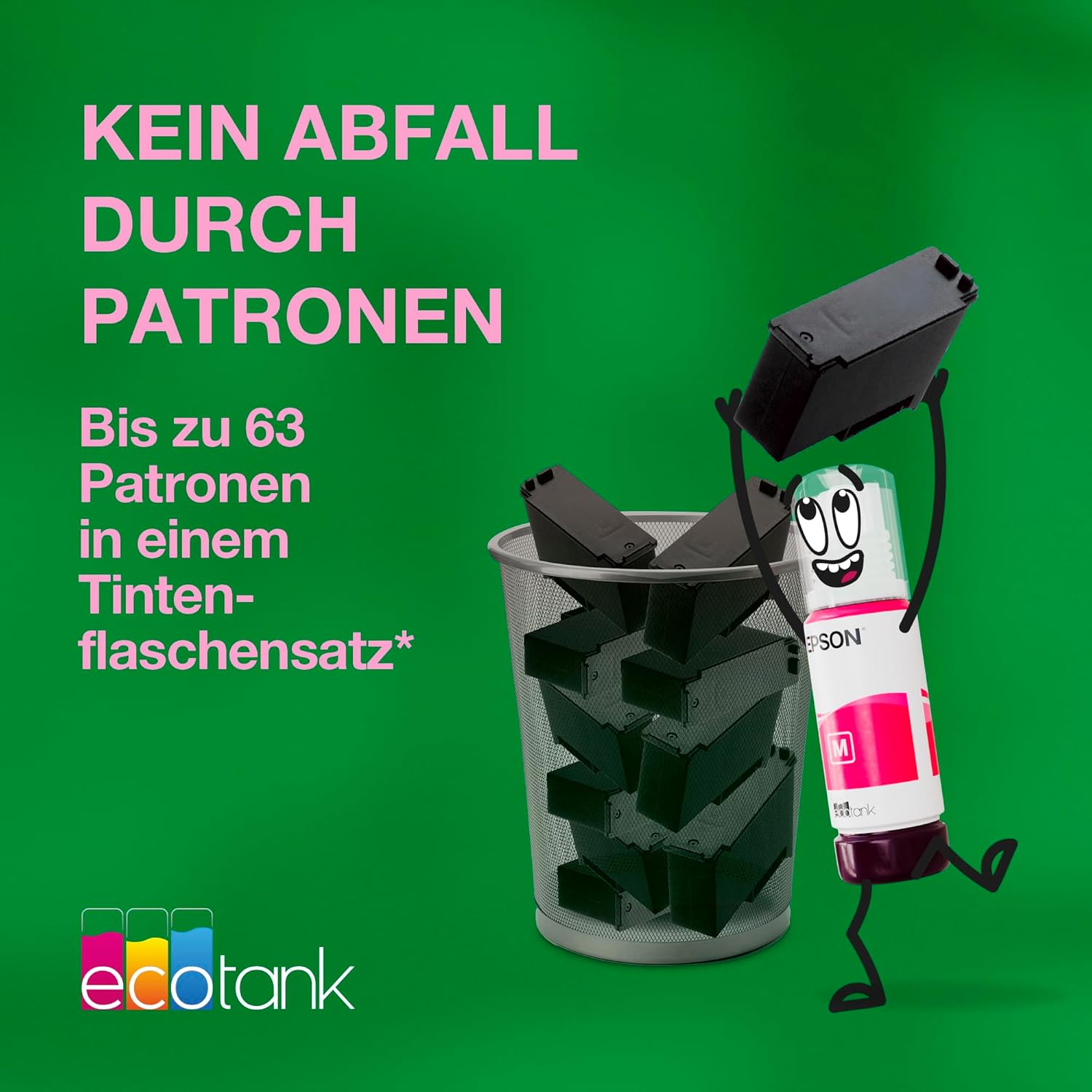 Thumbnail 4 de EcoTank ET-2956: weißer A4-Multifunktionsdrucker mit Wi‑Fi, AirPrint und Duplexdruck