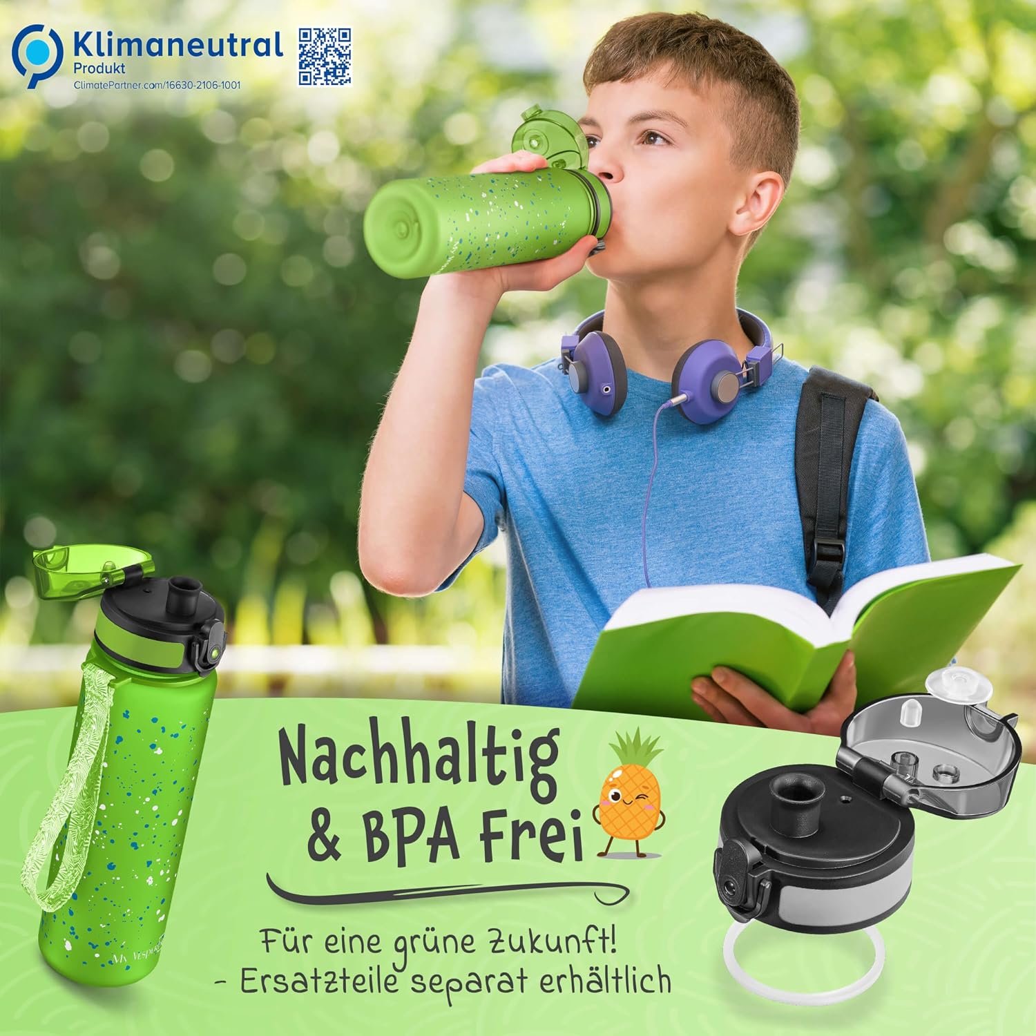 Thumbnail 6 de My Vesperbox Trinkflasche Kinder 500 ml – Auslaufsicher, kohlensäuregeeignet & BPA-frei