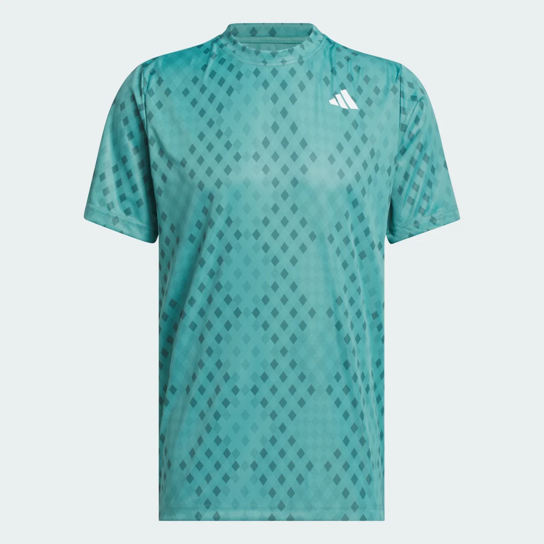 Thumbnail 3 de Camiseta estampada Club Tennis Climacool de adidas en turquesa