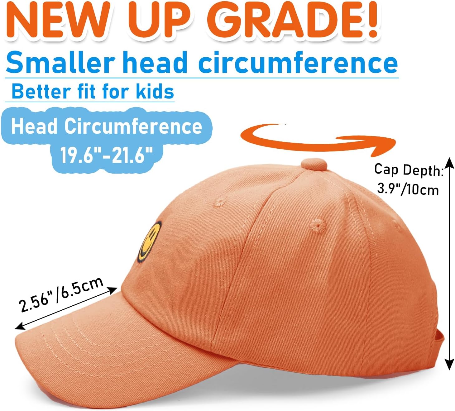 Thumbnail 4 de SONMONY Smile Face Toddler Baseball Cap for 3–12 Years