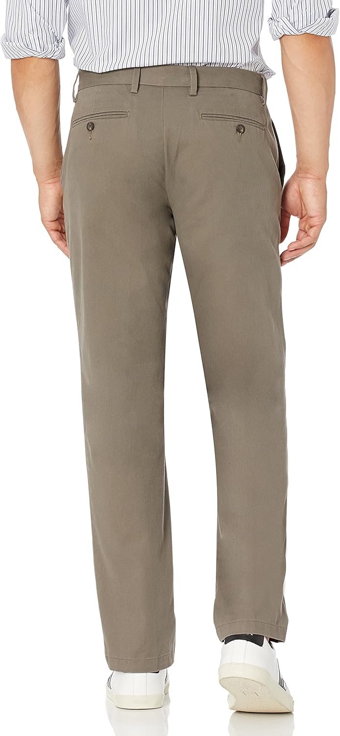 Thumbnail 1 de Amazon Essentials Men’s Straight Fit Wrinkle-Resistant Flat-Front Casual Chino Trousers