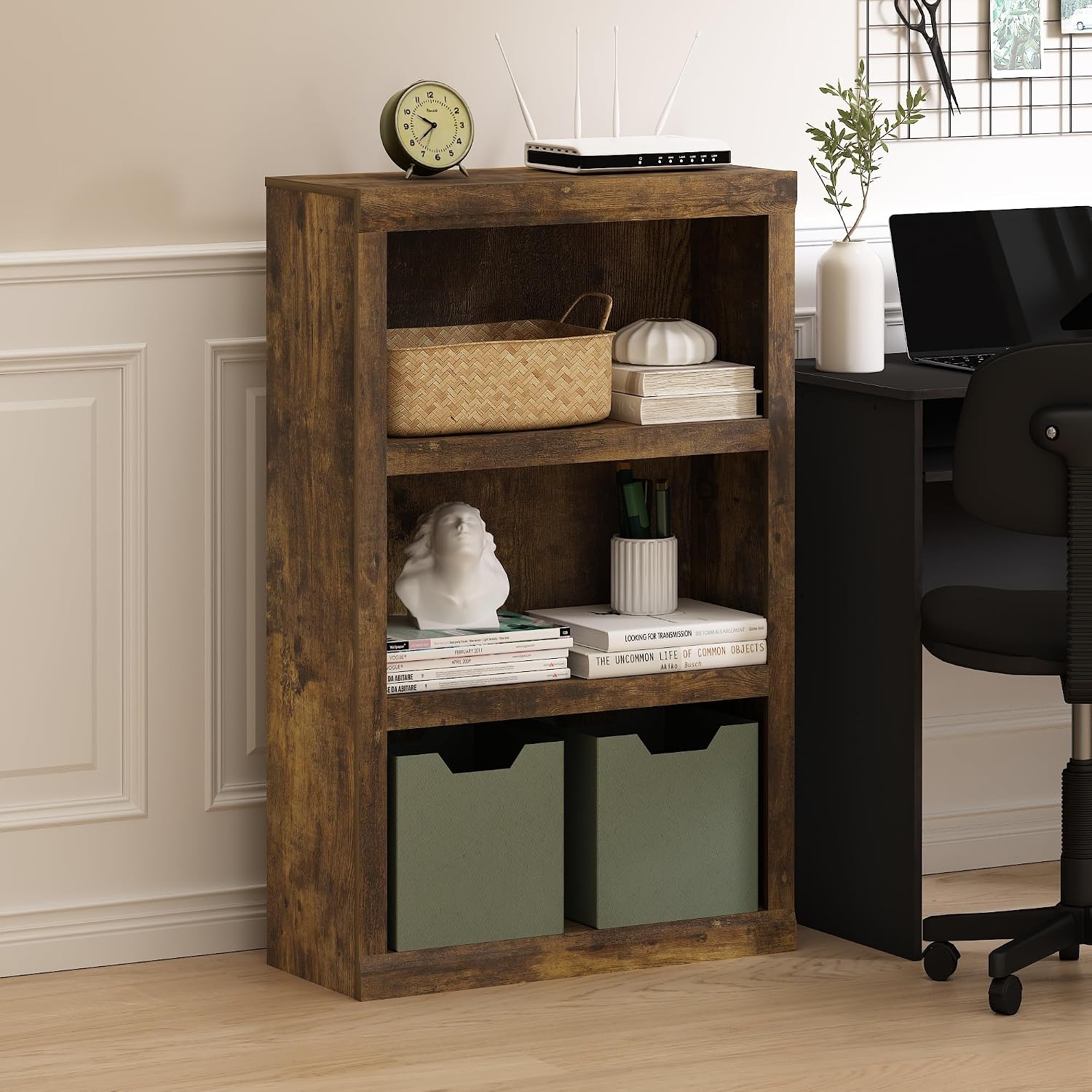 Detalle 2 de Furinno Bookshelf 10.1 x 24.6 x 39 Inches