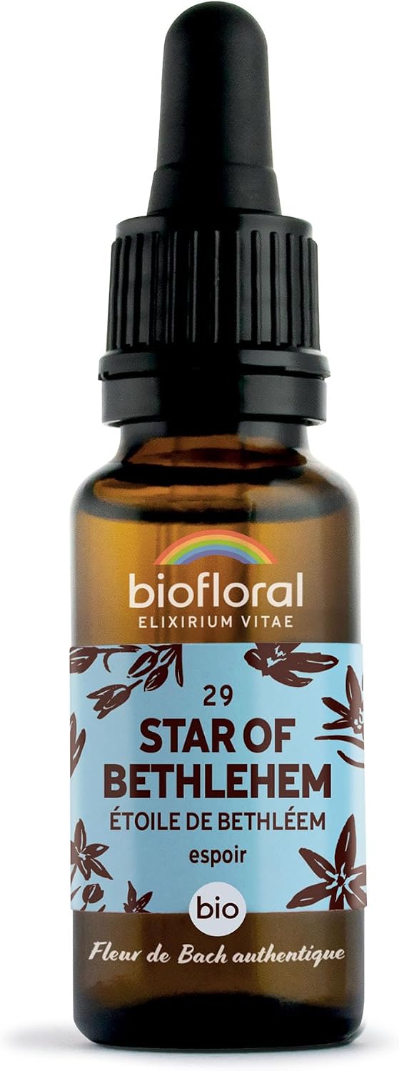 Detalle de BIOFLORAL - 29 Star of Bethlehem, Étoile de Bethléem BIO DEMETER, Espoir – Fleur de Bach authentique, cuenta-gouttes 20 ML