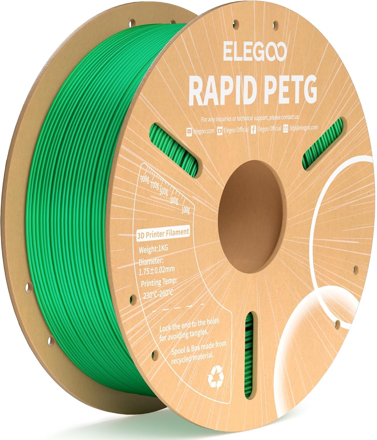 Thumbnail 5 de ELEGOO Rapid PETG 1.75mm 4KG filament