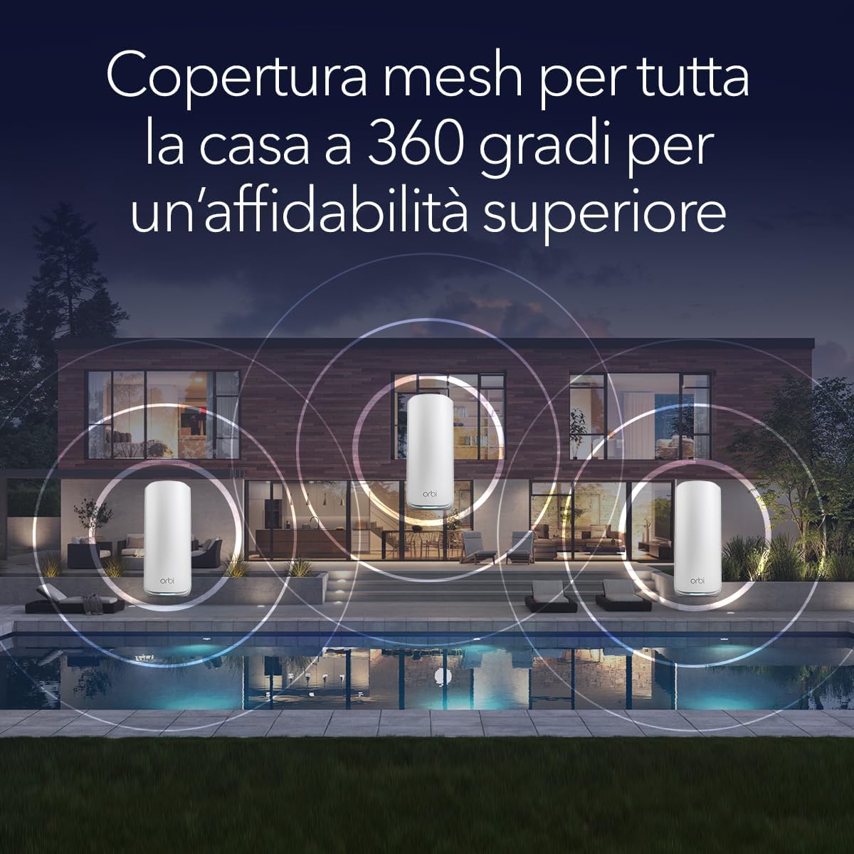 Thumbnail 3 de NETGEAR Orbi 870 WiFi 7 Mesh, fino a 600 m²