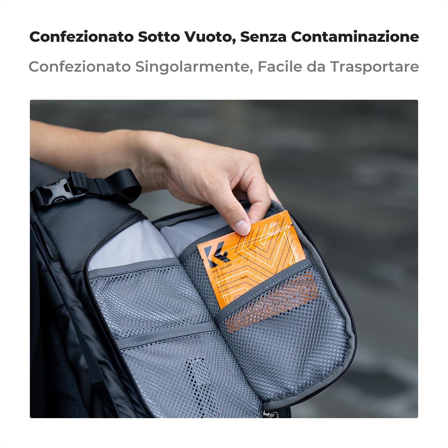 Detalle de K&F Concept 2pack Tappo Corpo e Coperchio posteriore per obiettivo – compatibile Minolta SR-2, SR-7, SR-T 101, XK, XM, X-1, XE-5, XE, XE-1, XE-7, XD-7, XD-11, XG-M, X-500, X-570, X-700