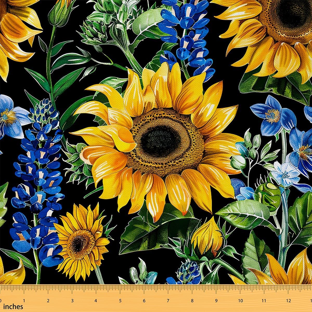 Detalle de Feelyou Floral Fabric by the Yard 3 Yards