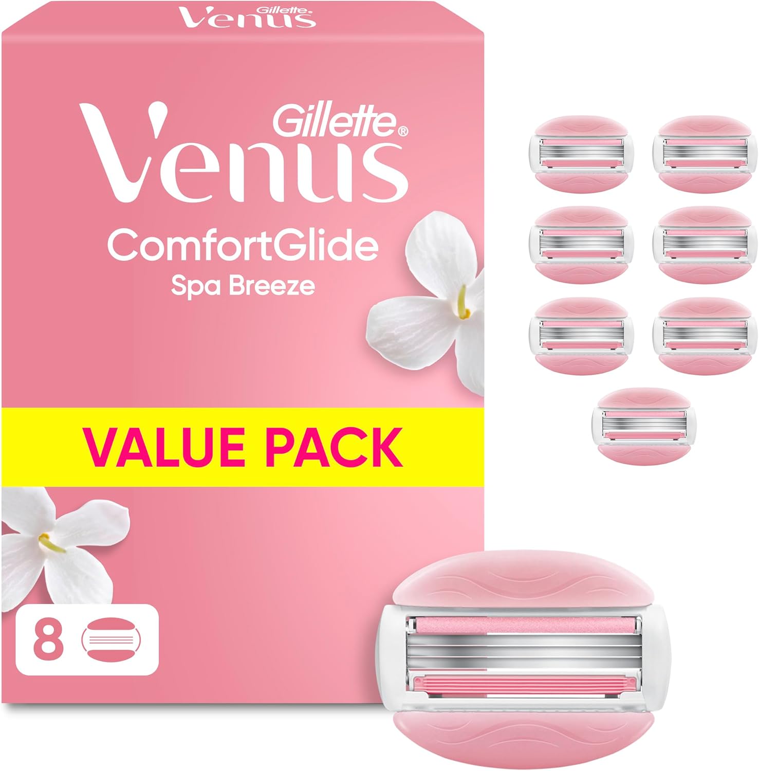Detalle de Gillette Venus ComfortGlide Spa Breeze Damenrasierklingen 8er Pack