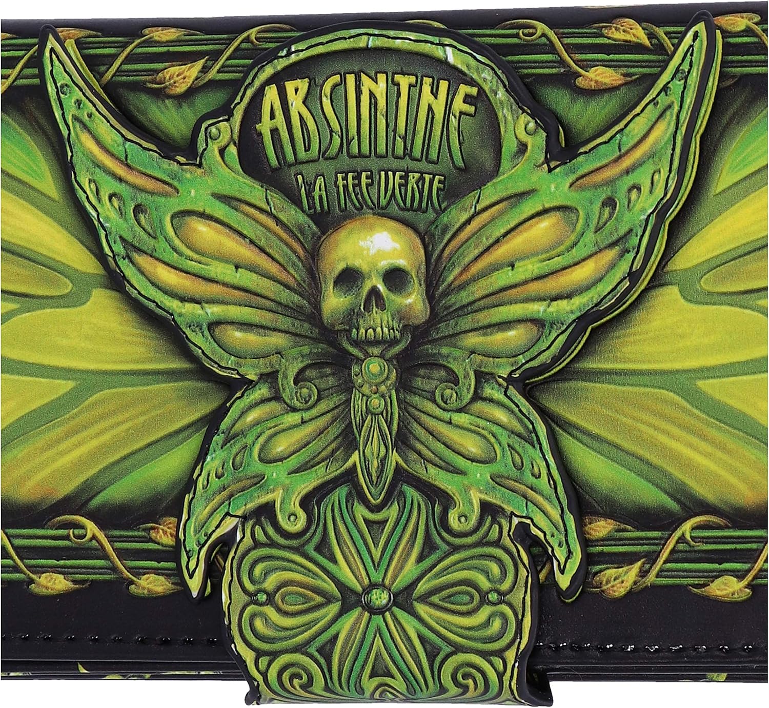 Thumbnail 6 de Nemesis Now Absinthe La Fee Verte Green Fairy Embossed Purse
