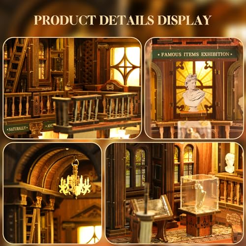 Detalle 2 de LUMYCE Kit de Casas en Miniatura con Luces LED 🏡