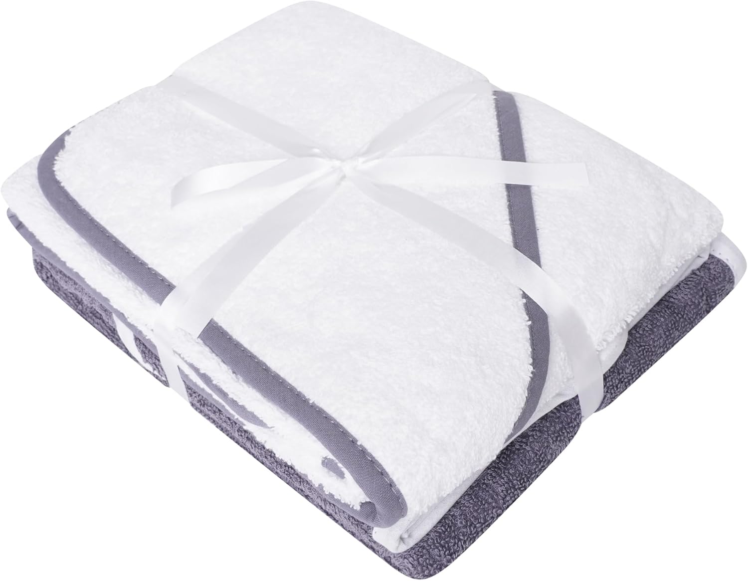 Sasma Home 2-Pack Baby Hooded Towels – 100% Cotton, Soft & Absorbent (75 x 75 cm)