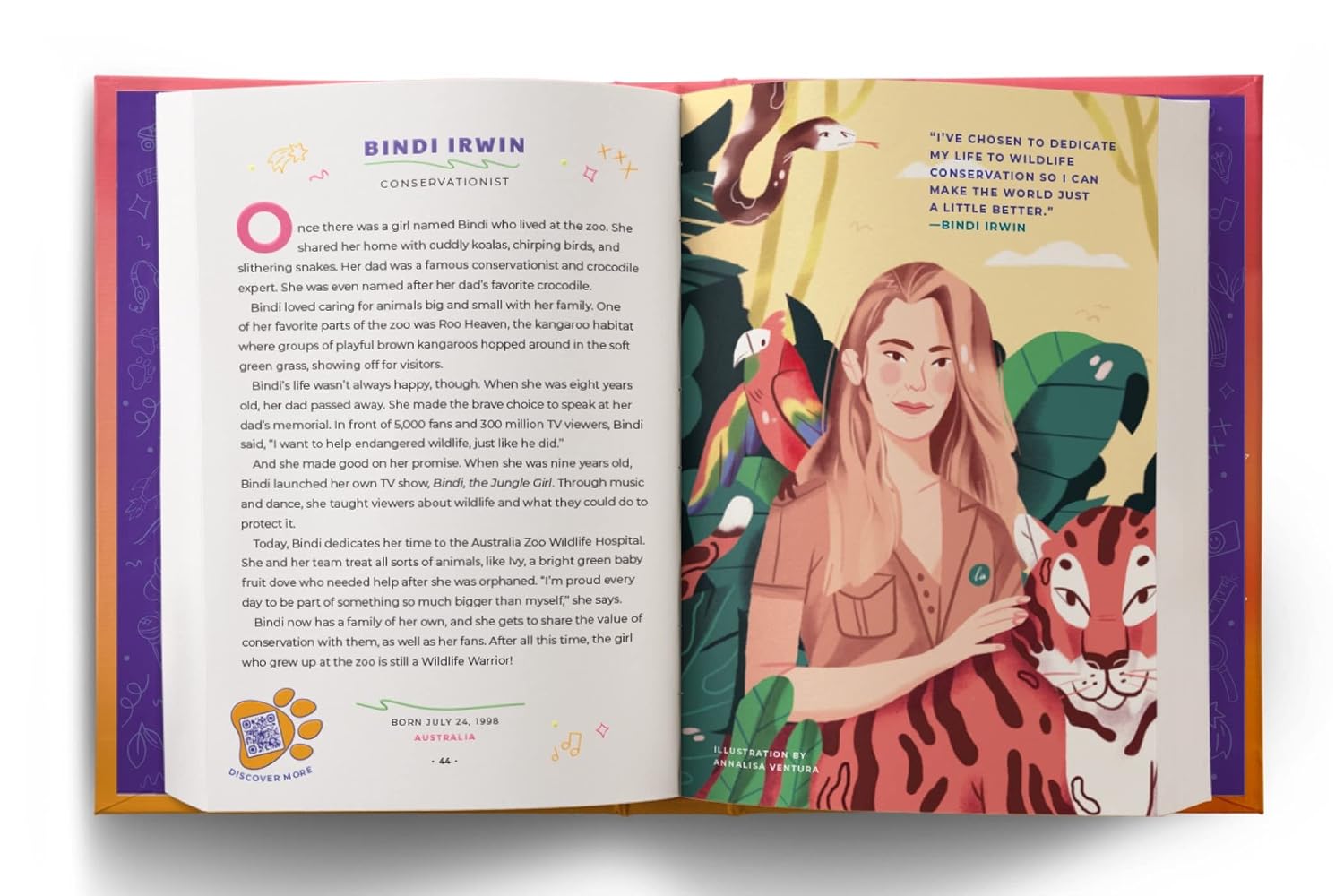 Detalle 2 de Good Night Stories for Rebel Girls: 100 Inspiring Young Changemakers