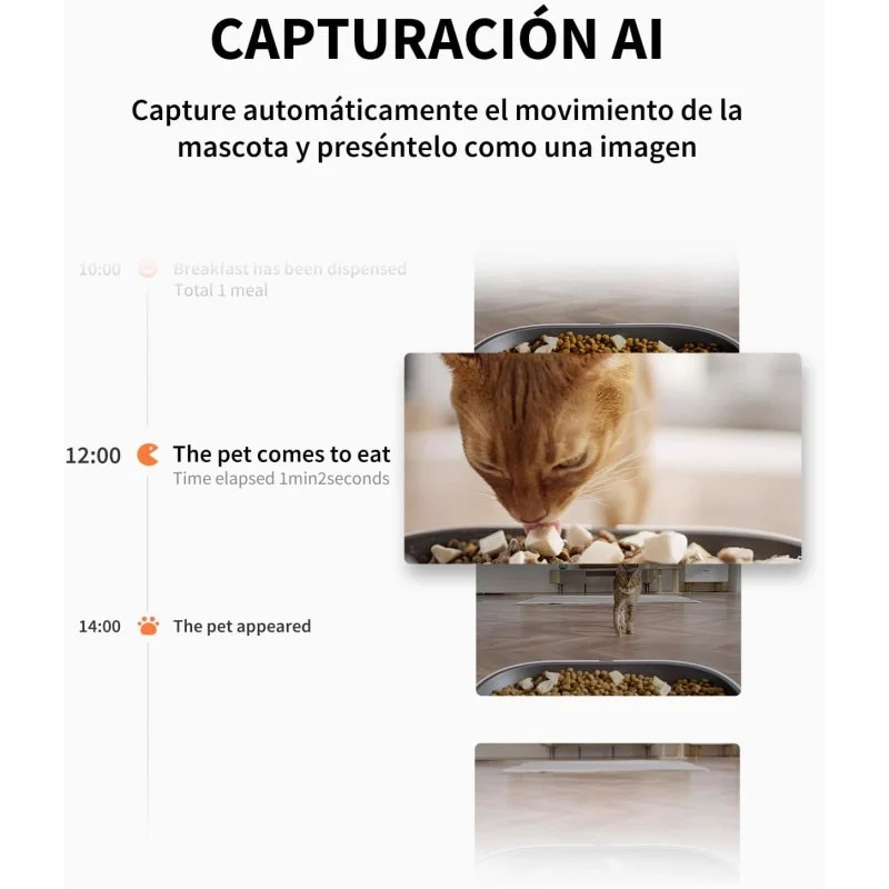 Thumbnail 3 de Petkit Yumshare Dual-Hooper: Comedero Automático Inteligente con Cámara 5L