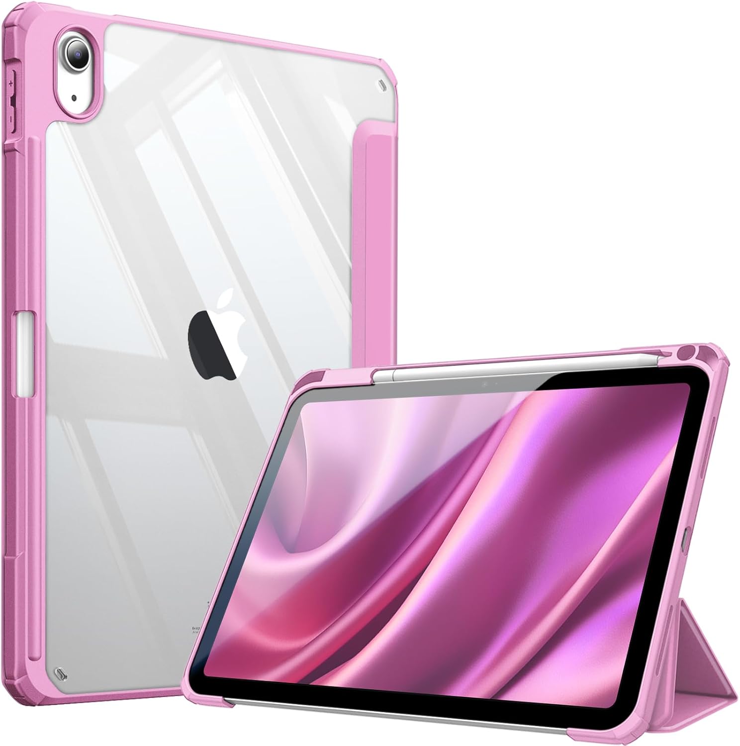 Detalle de Fintie Hybrid Hülle für iPad (A16) 11. Generation 11 Zoll 2025 – Lilac Rosa