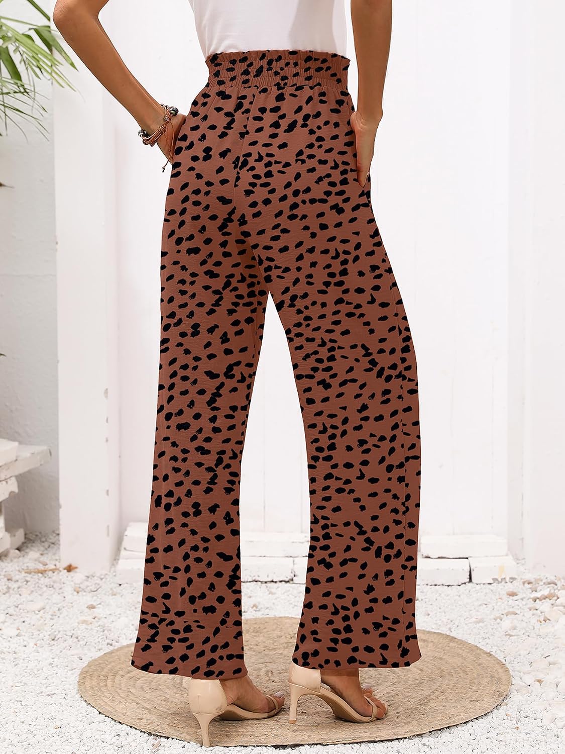 Detalle 2 de Heymoments Wide Leg Lounge Pants High Waist