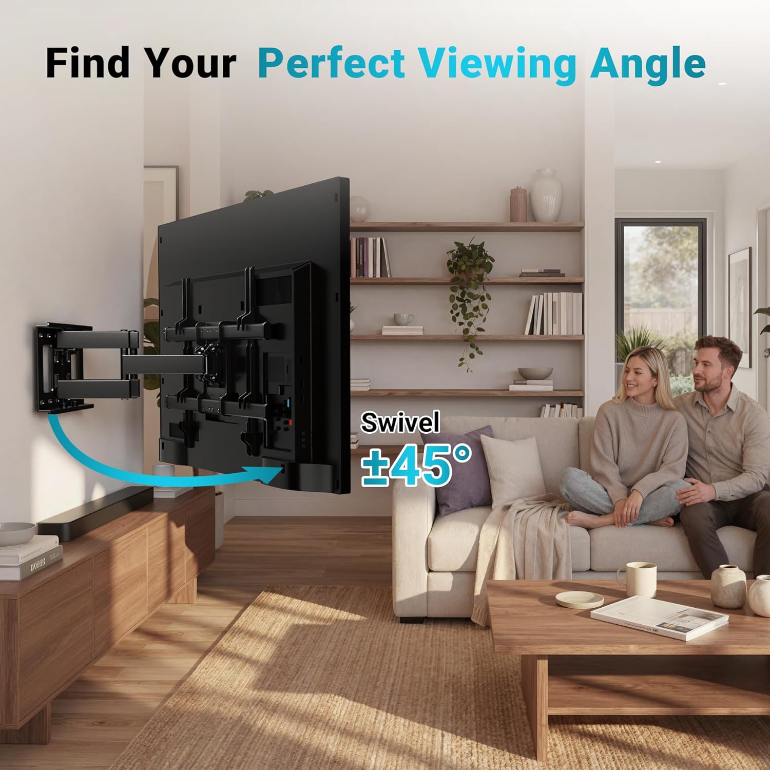 Detalle 2 de BONTEC TV Wall Bracket Full-Motion 60kg