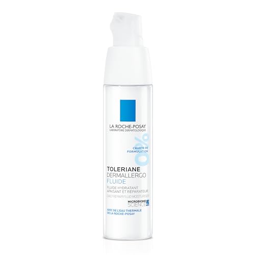 Detalle de La Roche-Posay Toleriane Dermallergo Fluido, hidratante facial de 40 ml
