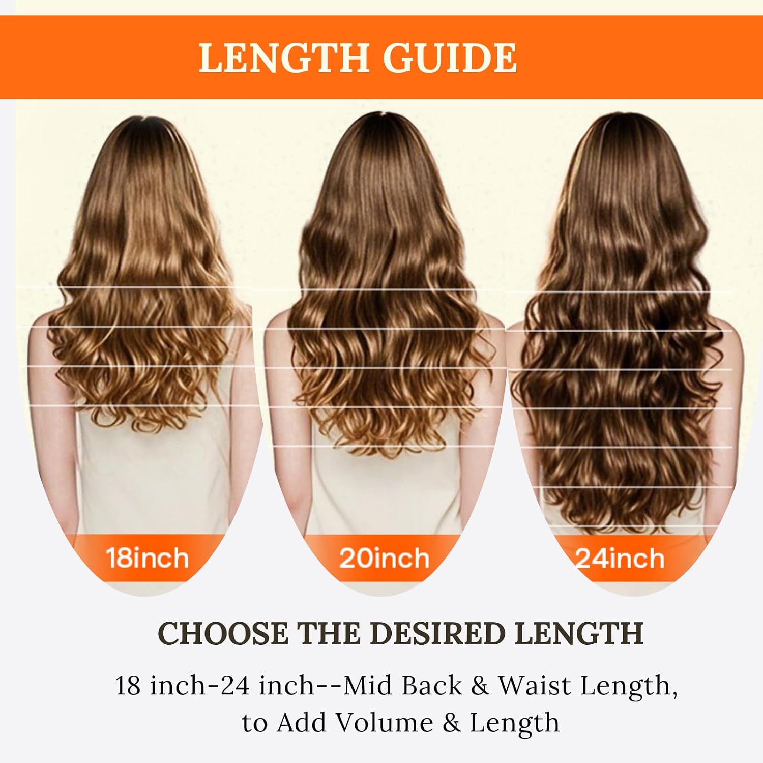 Thumbnail 4 de Full Shine Copper Weft Hair Extensions 120G 18 Inch Sew In Extensions