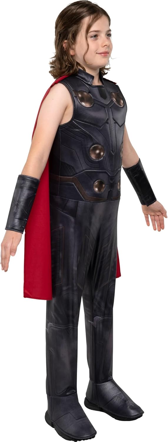 Detalle 1 de MARVEL Thor Youth Halloween Costume with Padded Jumpsuit and Detachable Cape