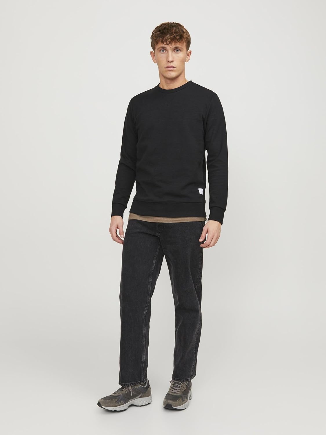 Thumbnail 3 de JACK & JONES Jjebasic Herren Sweatshirt mit Rundhalsausschnitt