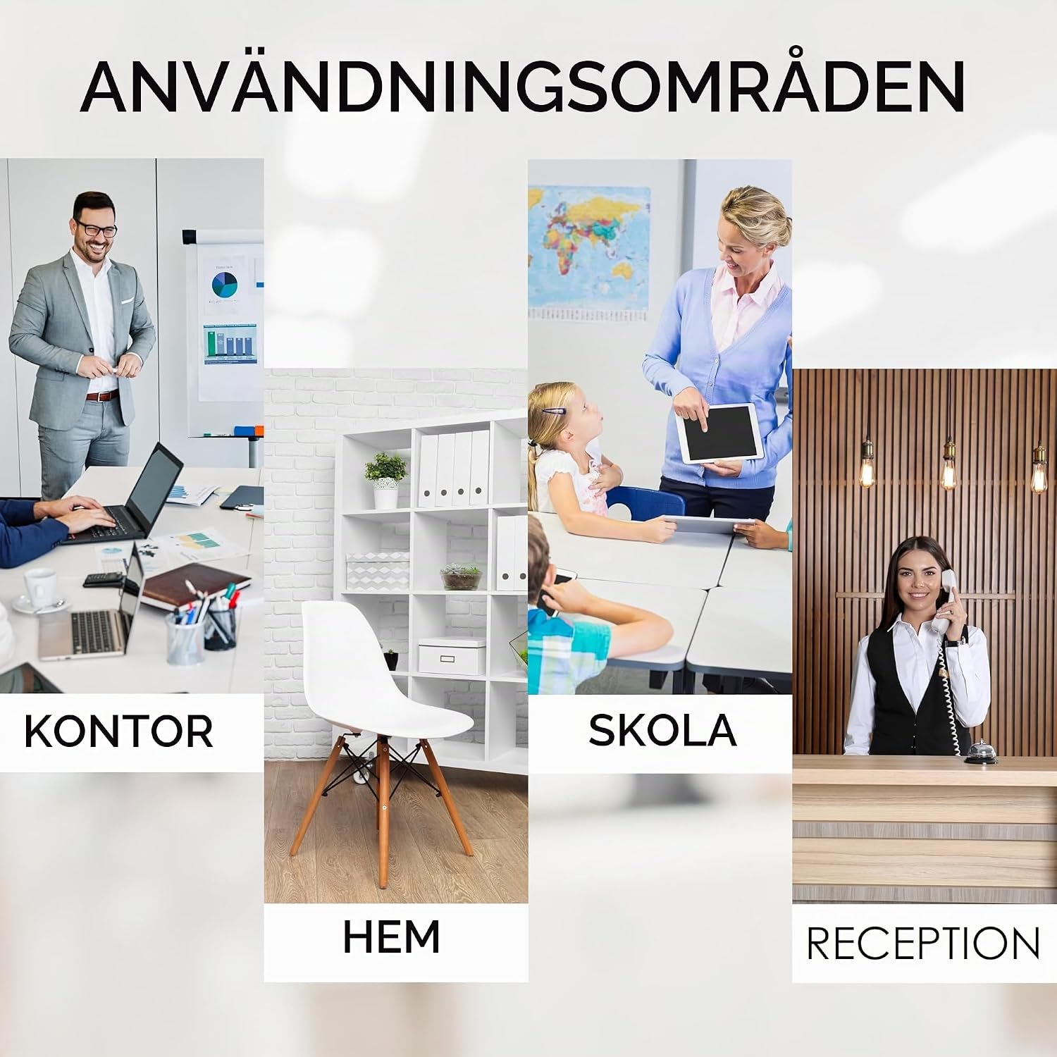 Detalle de D.RECT A4-skiljeblad i polypropen, flerfärgade, 20 avdelare