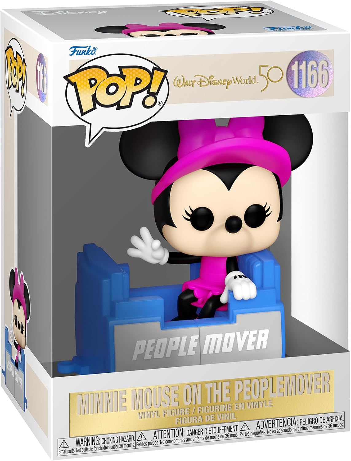 Detalle de Funko Pop! Disney WDW50 People Mover Mickey Mouse – figurine en vinyle à collectionner pour le 50th Anniversary