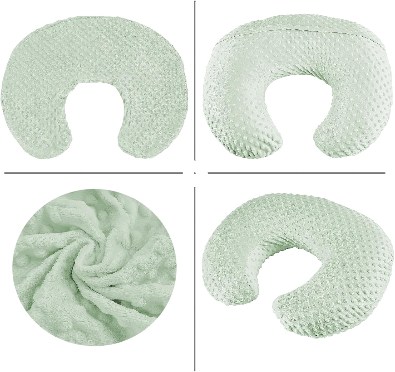 Thumbnail 3 de ANHEBEIBEI AHNP001 Nursing Pillow for Breastfeeding and Bottle Feeding, Green