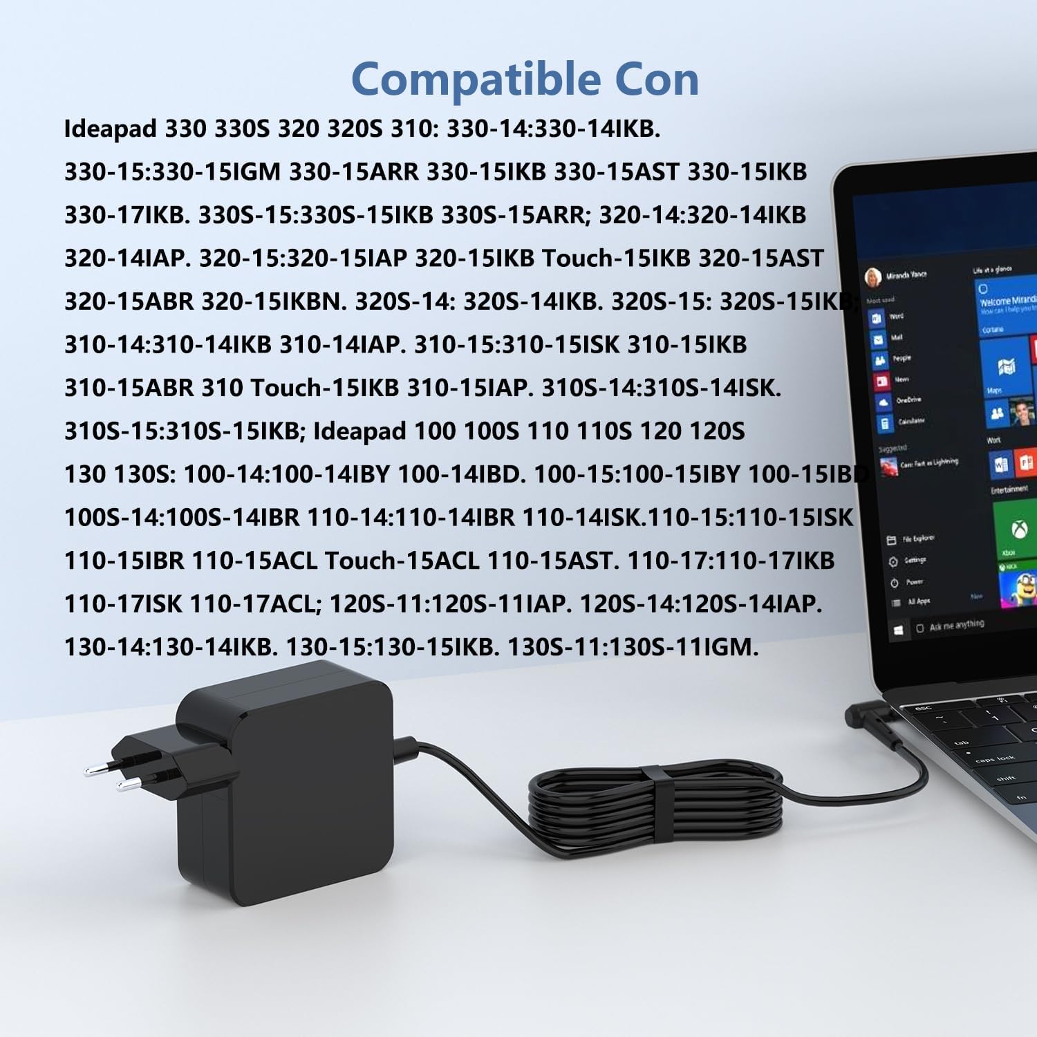 Thumbnail 3 de Lenovo 65W Cargador portátil para IdeaPad y más
