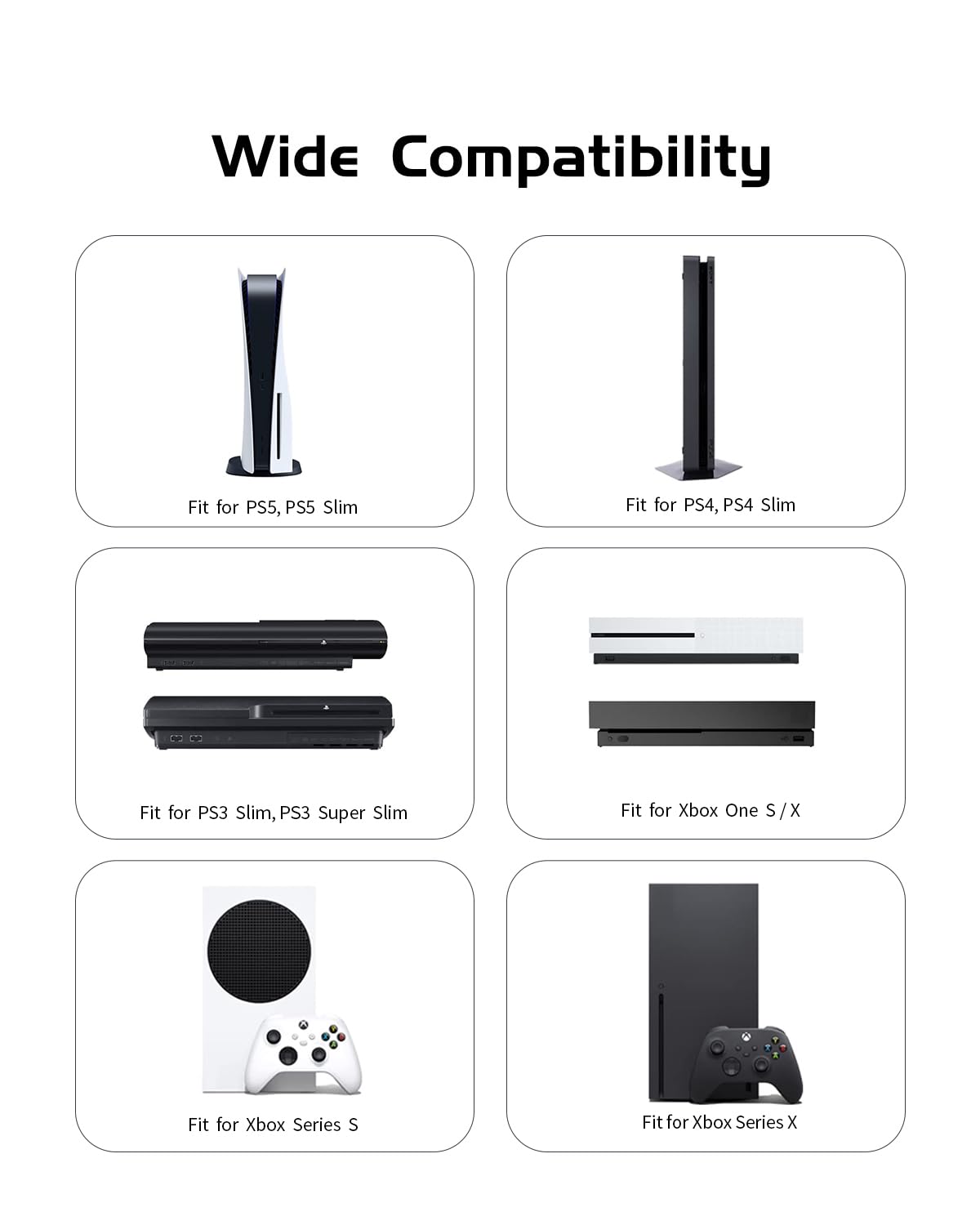 Thumbnail 2 de Superer AC Power Cord C7 for PlayStation 5
