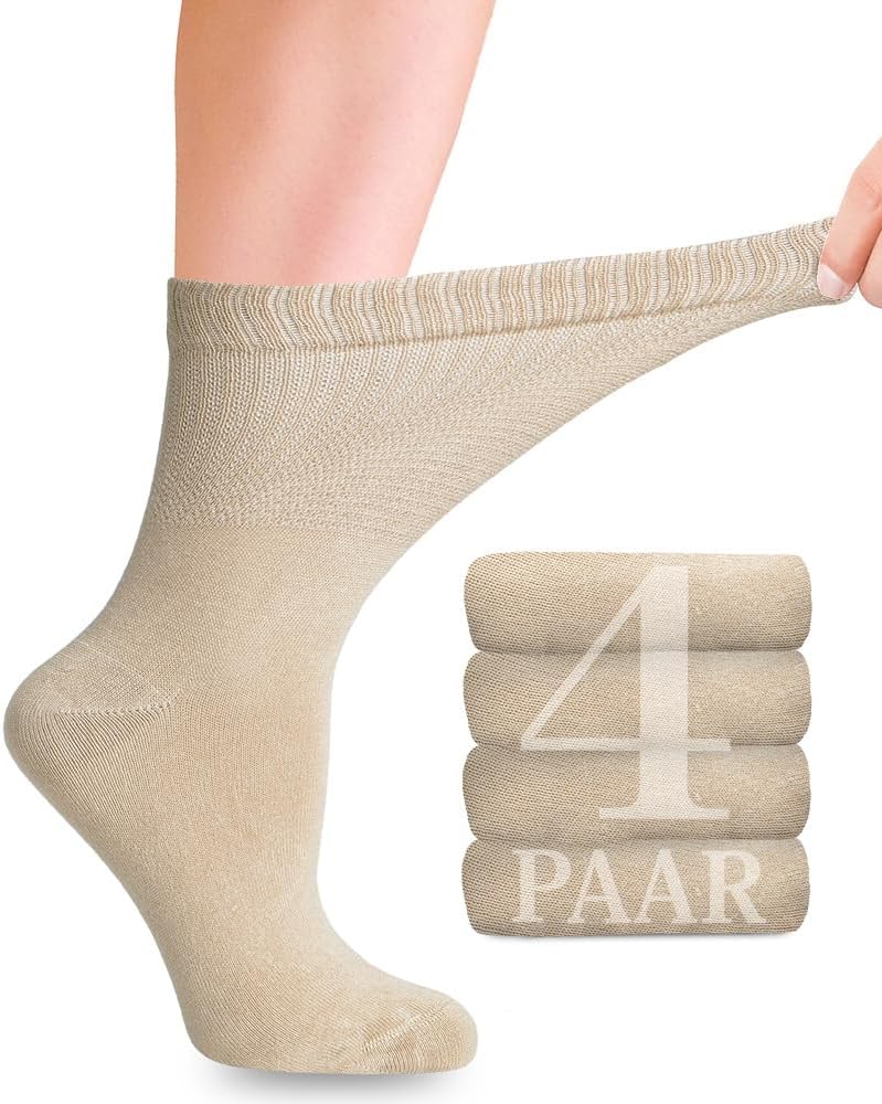Detalle 2 de Diabetiker Socken Damen 4 Paar von Fiera Besa