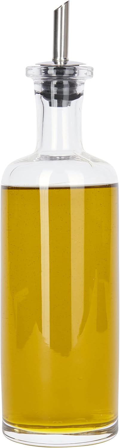 Detalle de KitchenCraft World of Flavours Glass Oil and Vinegar Pourer with Drizzler Spout