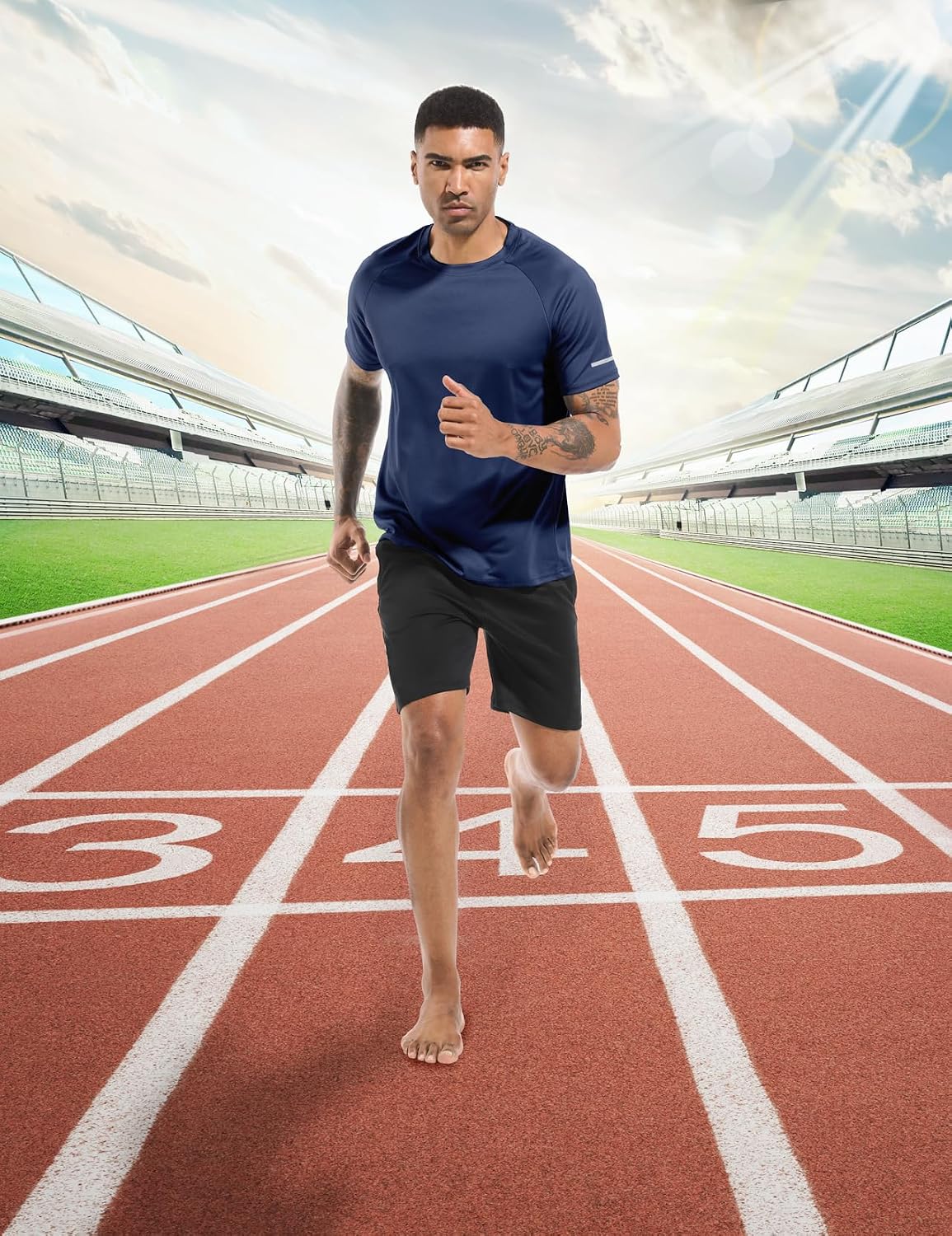 Detalle de Boyzn Men's Workout Shirts: 1, 3, 5, or 7-Pack Moisture-Wicking Tees