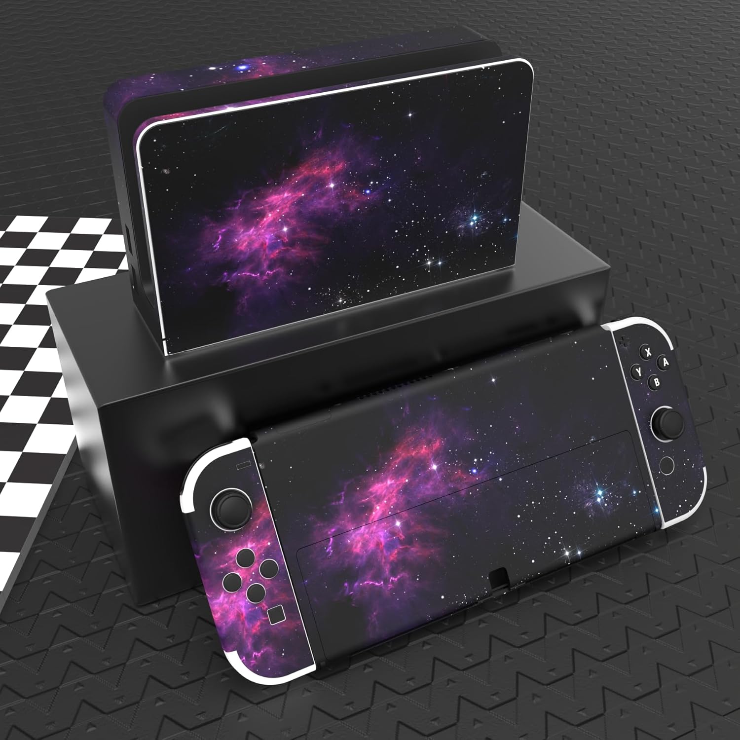 Thumbnail 1 de PlayVital Pegatina Protectora Completa Nintendo Switch OLED 🌌