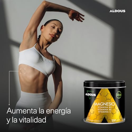 Thumbnail 6 de Citrato de Magnesio 1500 mg Aldous Bio – 200 cápsulas vegetales con Vitamina C, B6 y B5
