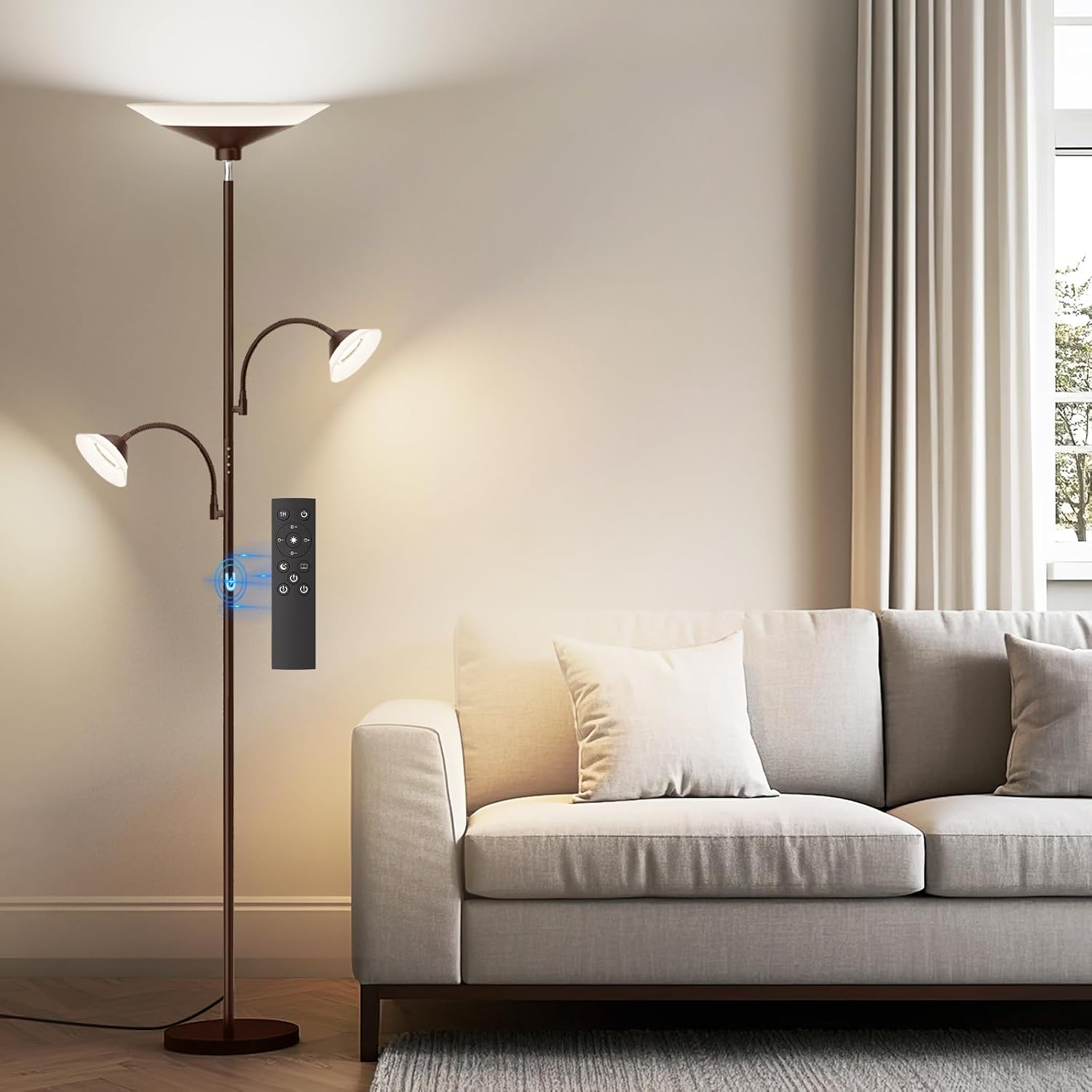Detalle de SIBRILLE Floor Lamp, 72-Inch