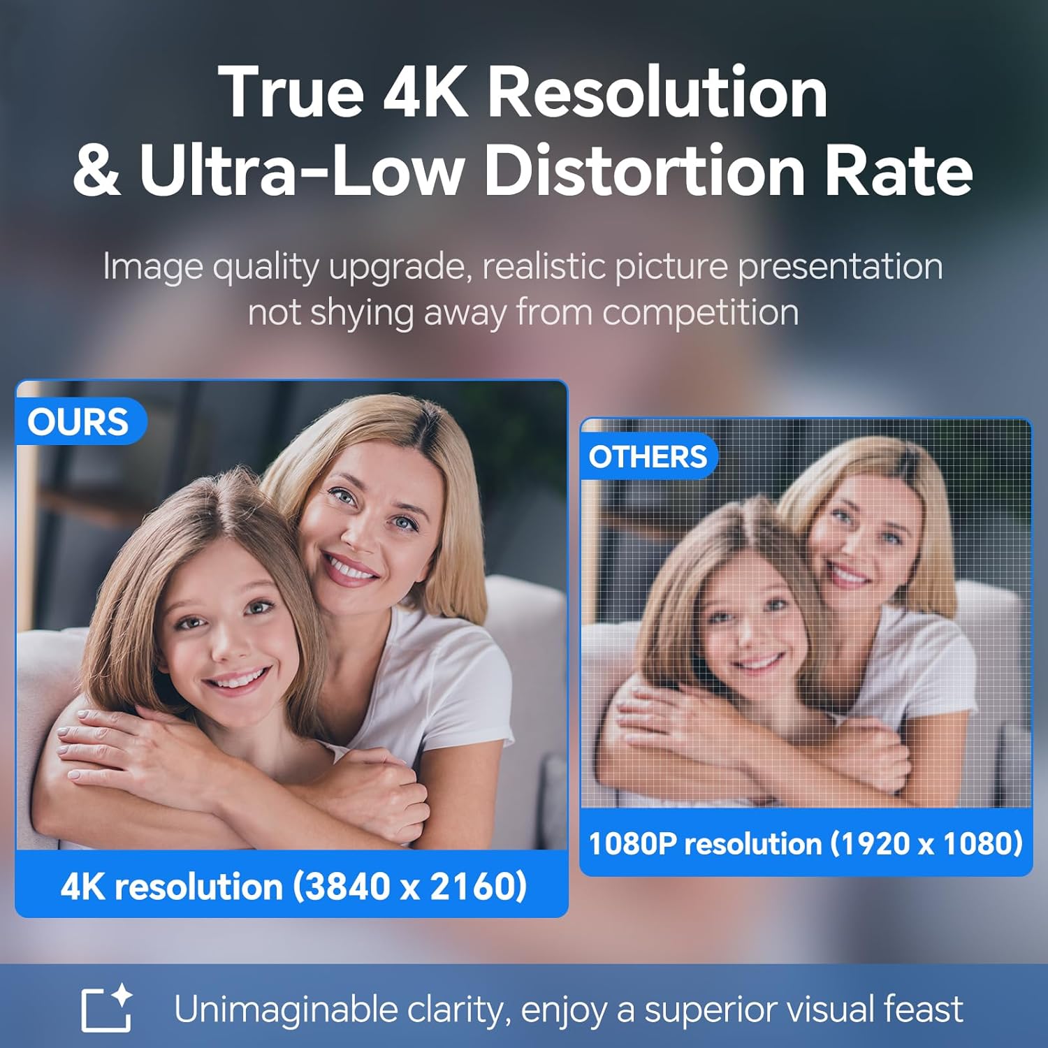 Thumbnail 1 de N newline 4K Webcam for PC with Dual Mics, Privacy Cover and Tripod