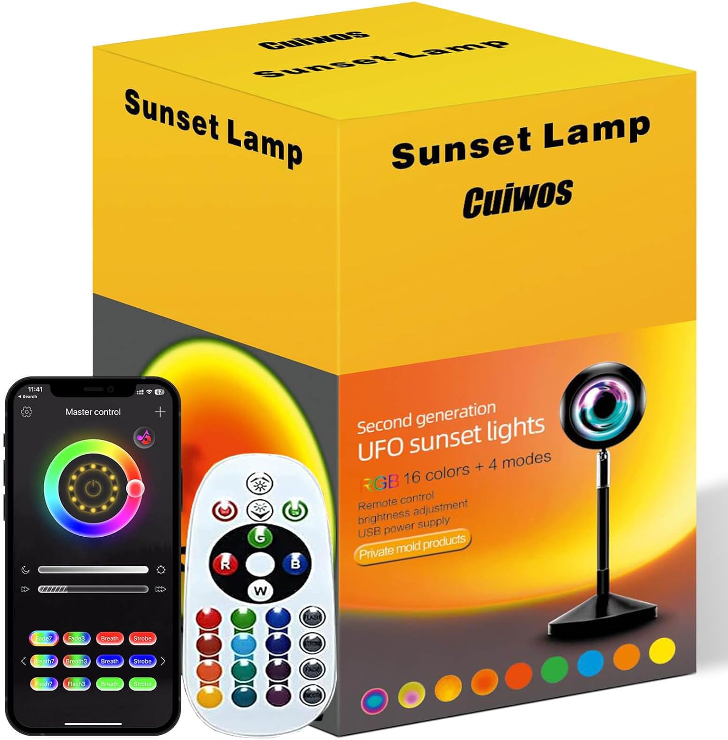 Thumbnail 6 de Sunset Lamp Projection 16 colour, USB