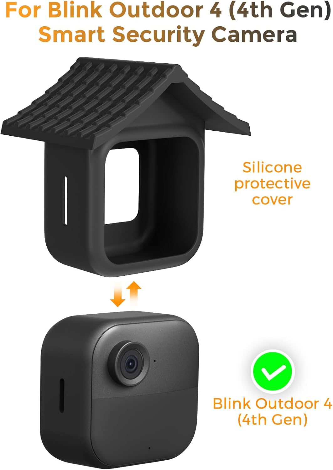 Thumbnail 2 de Silicone Skin Cover for All-New Blink Outdoor 4 (4th Gen) / Blink Outdoor 2K+ with brim design – weatherproof protective case