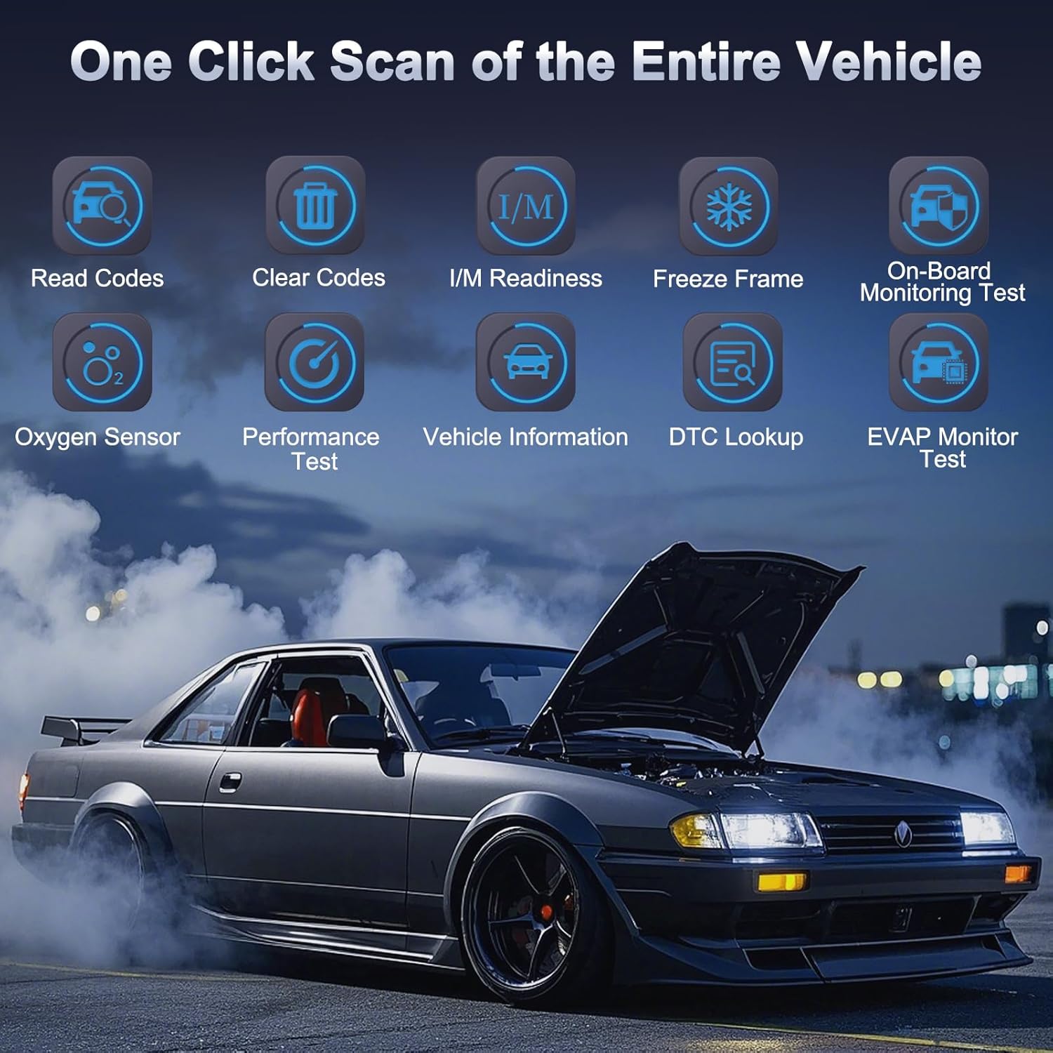 Detalle de OBD2 Diagnosegerät Bluetooth 5.4 – V011 OBD2 Adapter für iOS, Android und Windows