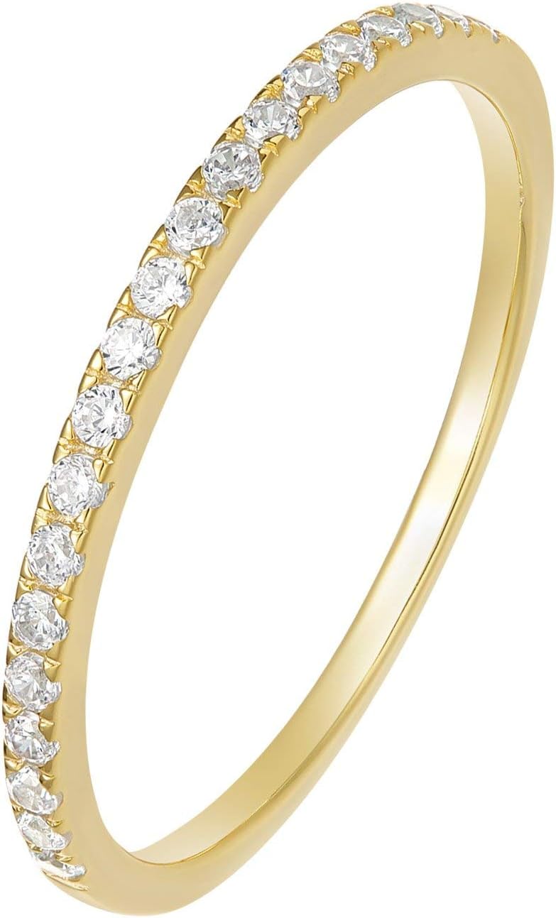 Thumbnail 6 de Zakk Eternity Ring Damen Ewigkeitsring Vorsteckring Silber 925 mit Zirkonia 2 mm